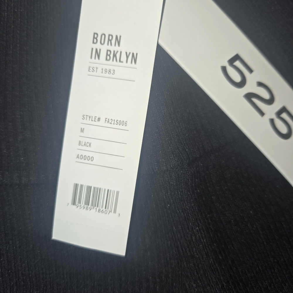 525 America Black Ribbed Pants